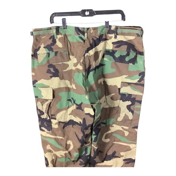NATO Issued Woodland Camouflage Military Pants XL Long Adjustable Waist Cotton - Picture 12 of 13
